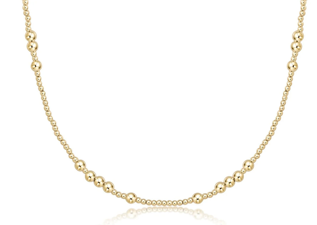 Enewton 17" Choker Beaded - Hope Unwritten Gold 4mm