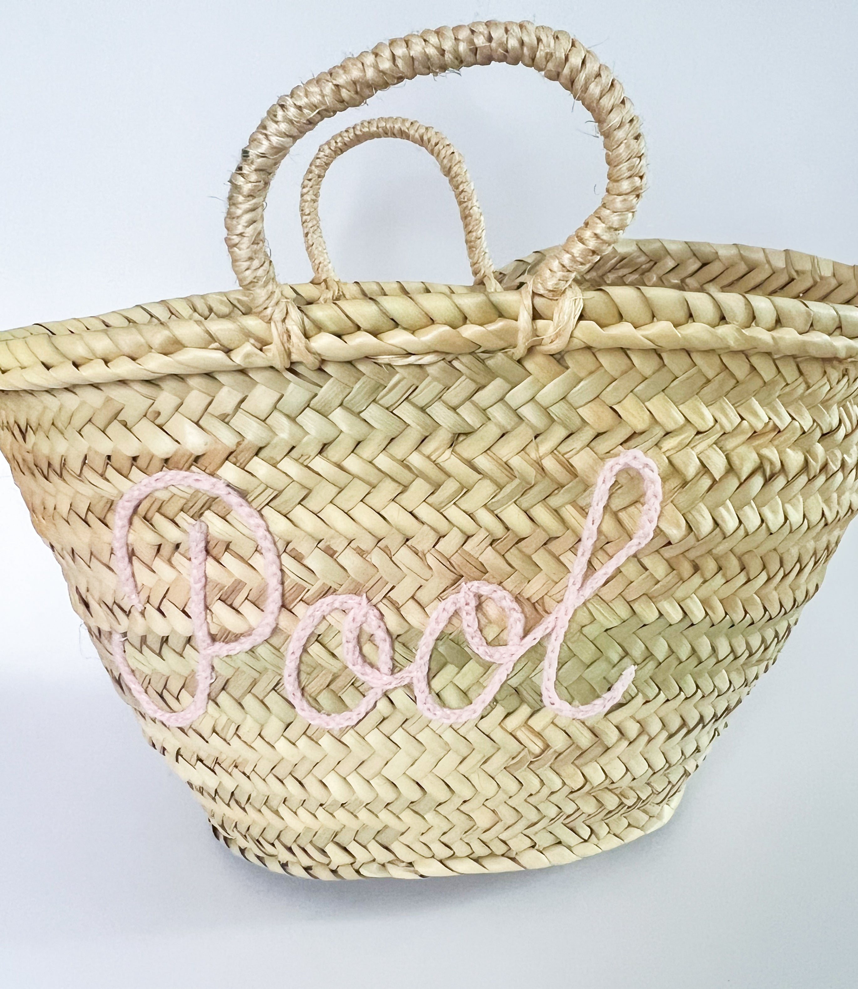 Hand Stitched Moroccan Straw Totes - In Stock, Ready to Ship