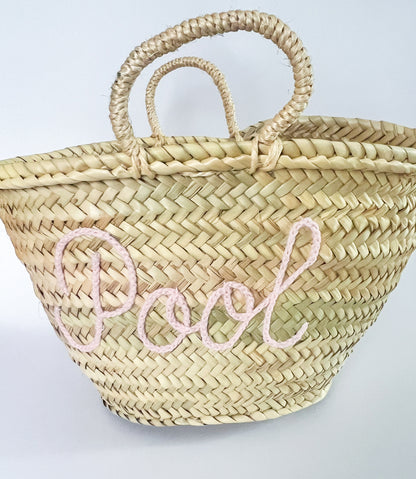 Hand Stitched Moroccan Straw Totes - In Stock, Ready to Ship