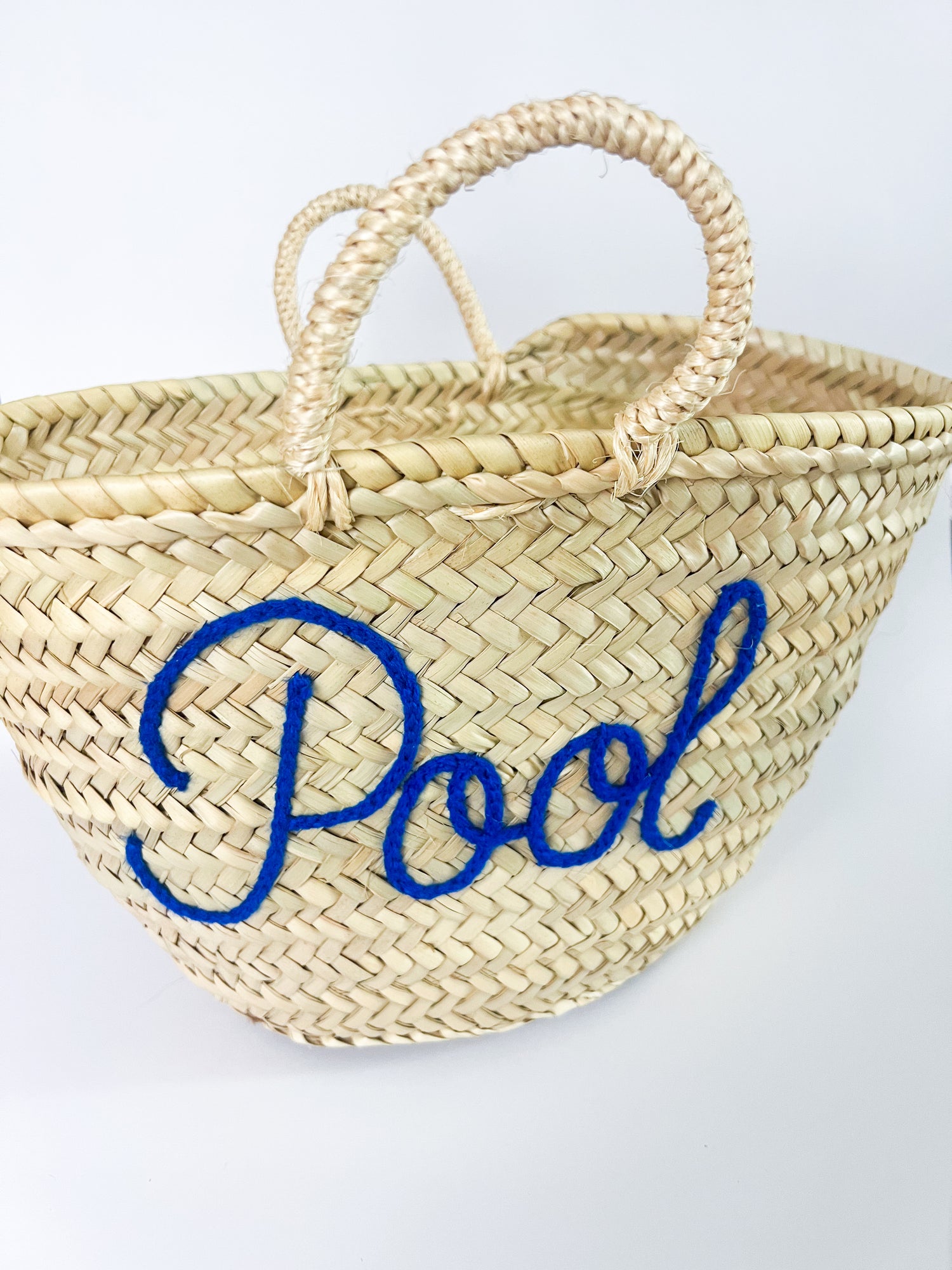 Hand Stitched Moroccan Straw Totes - In Stock, Ready to Ship