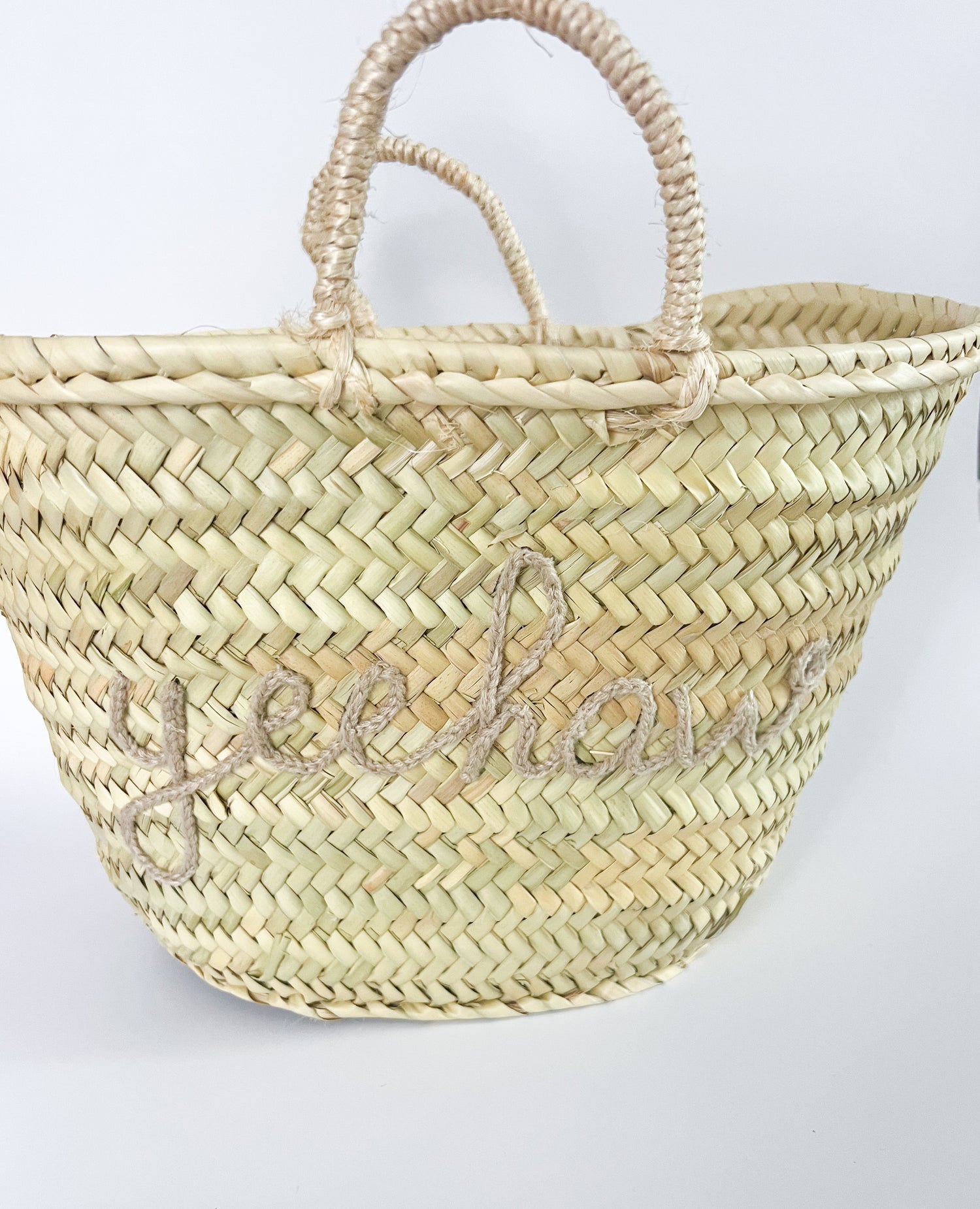 Hand Stitched Moroccan Straw Totes - In Stock, Ready to Ship