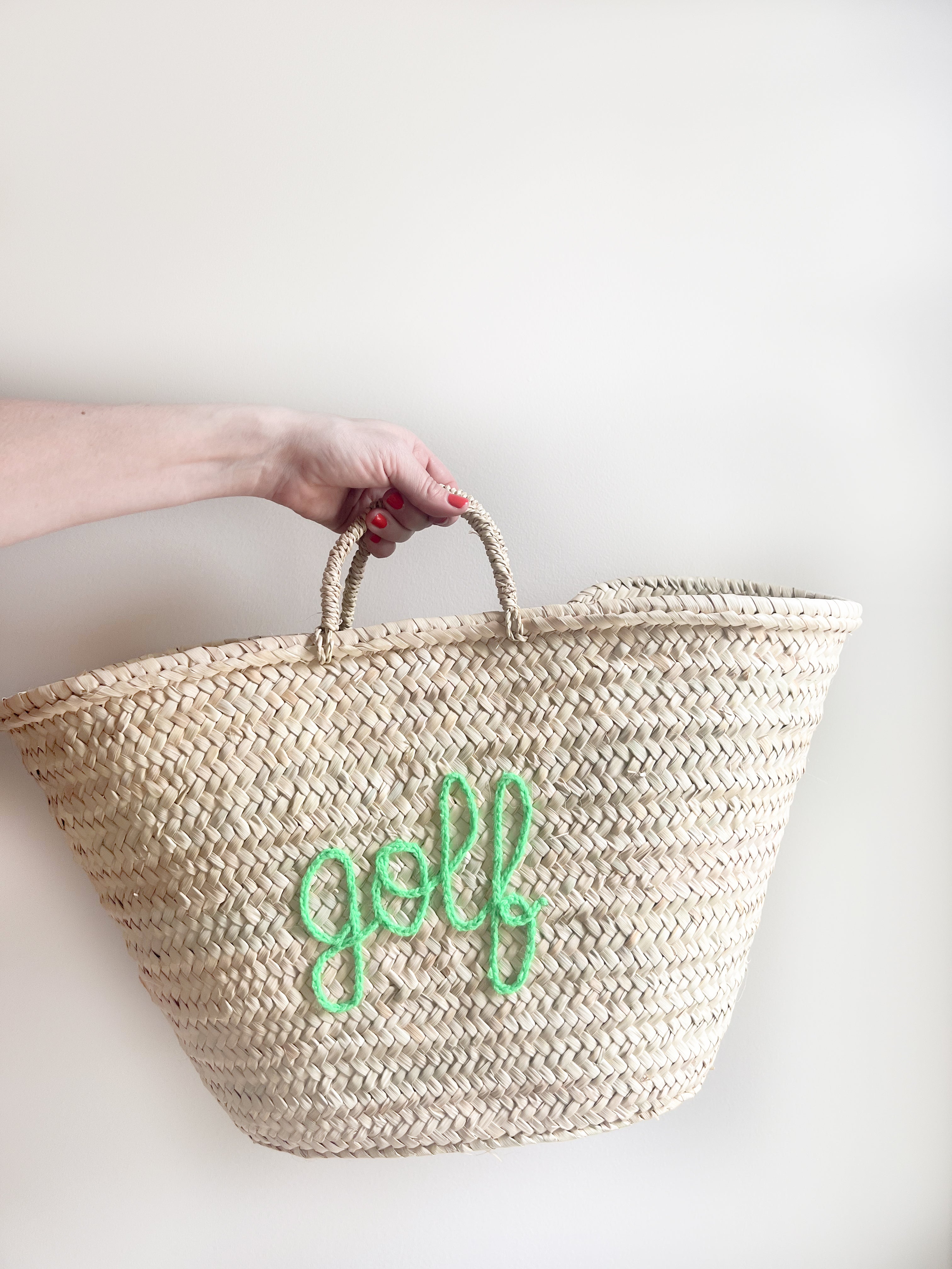 Hand Stitched Moroccan Straw Totes - In Stock, Ready to Ship