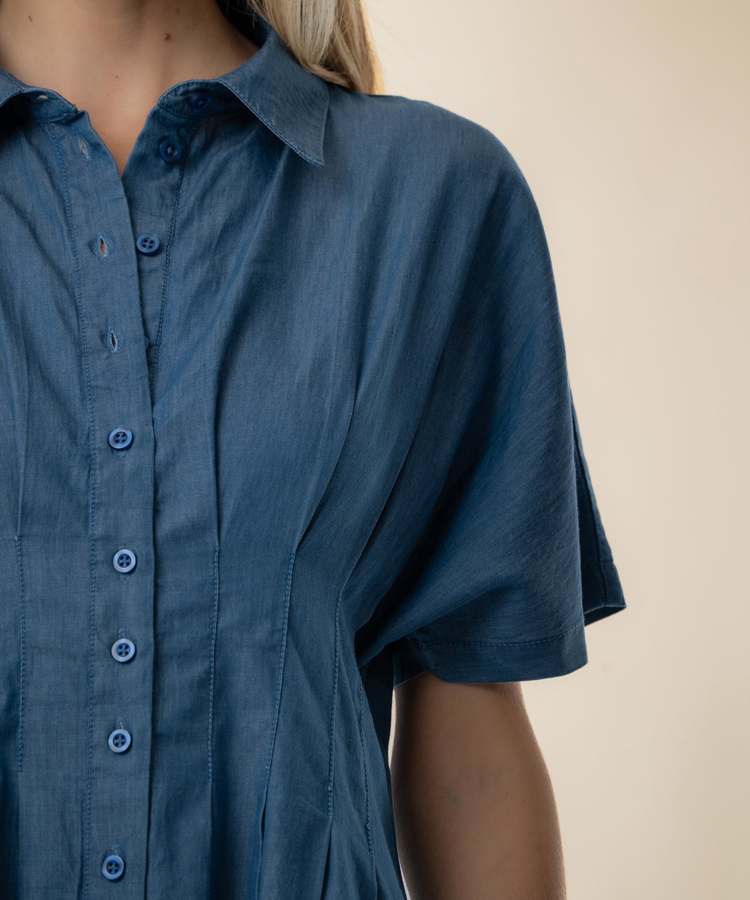 Francesca- Dolman Pleated Dress