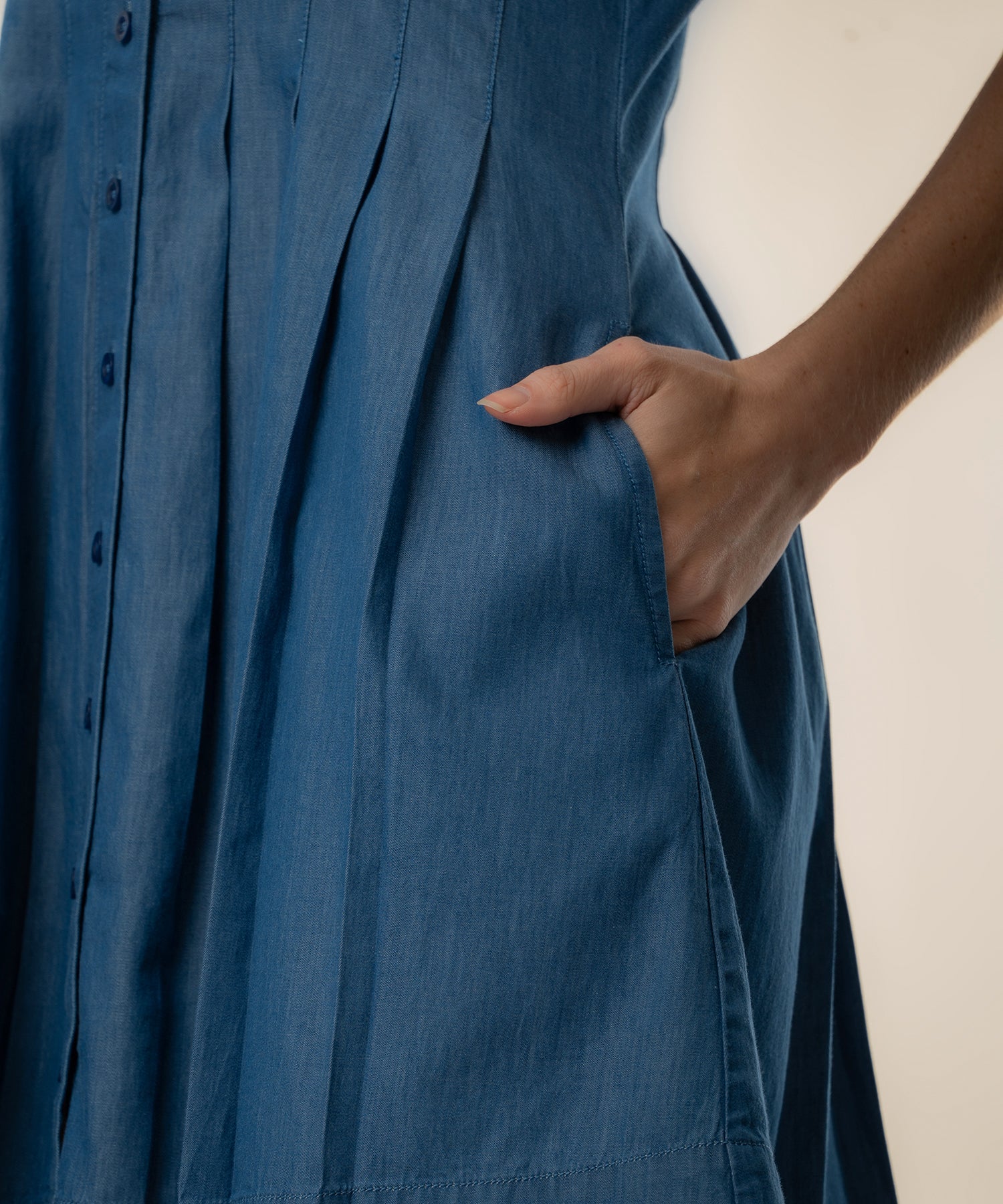 Francesca- Dolman Pleated Dress