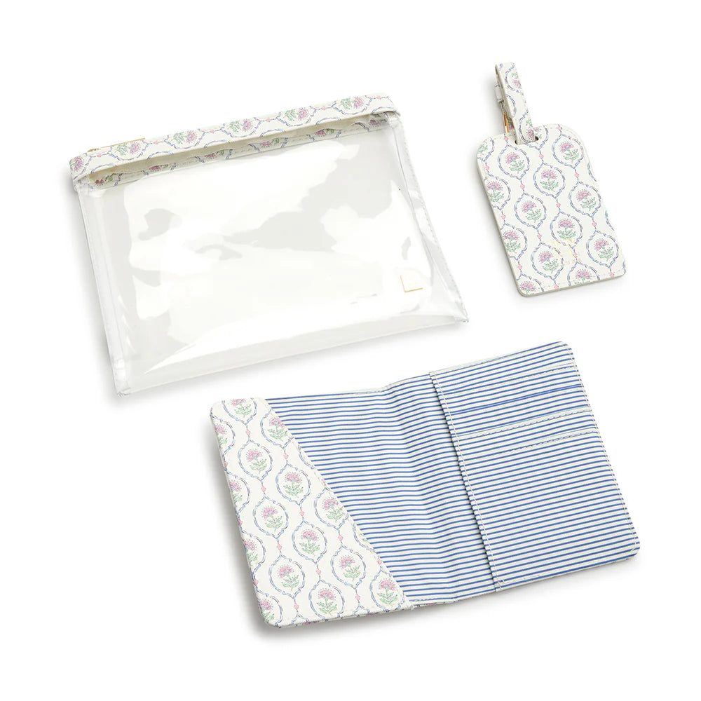 TRVL Luxe Saffiano 3 Pc Set