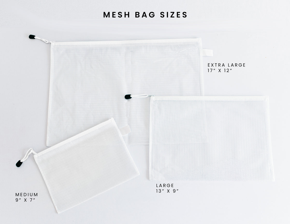 School Supply Mesh Pouch