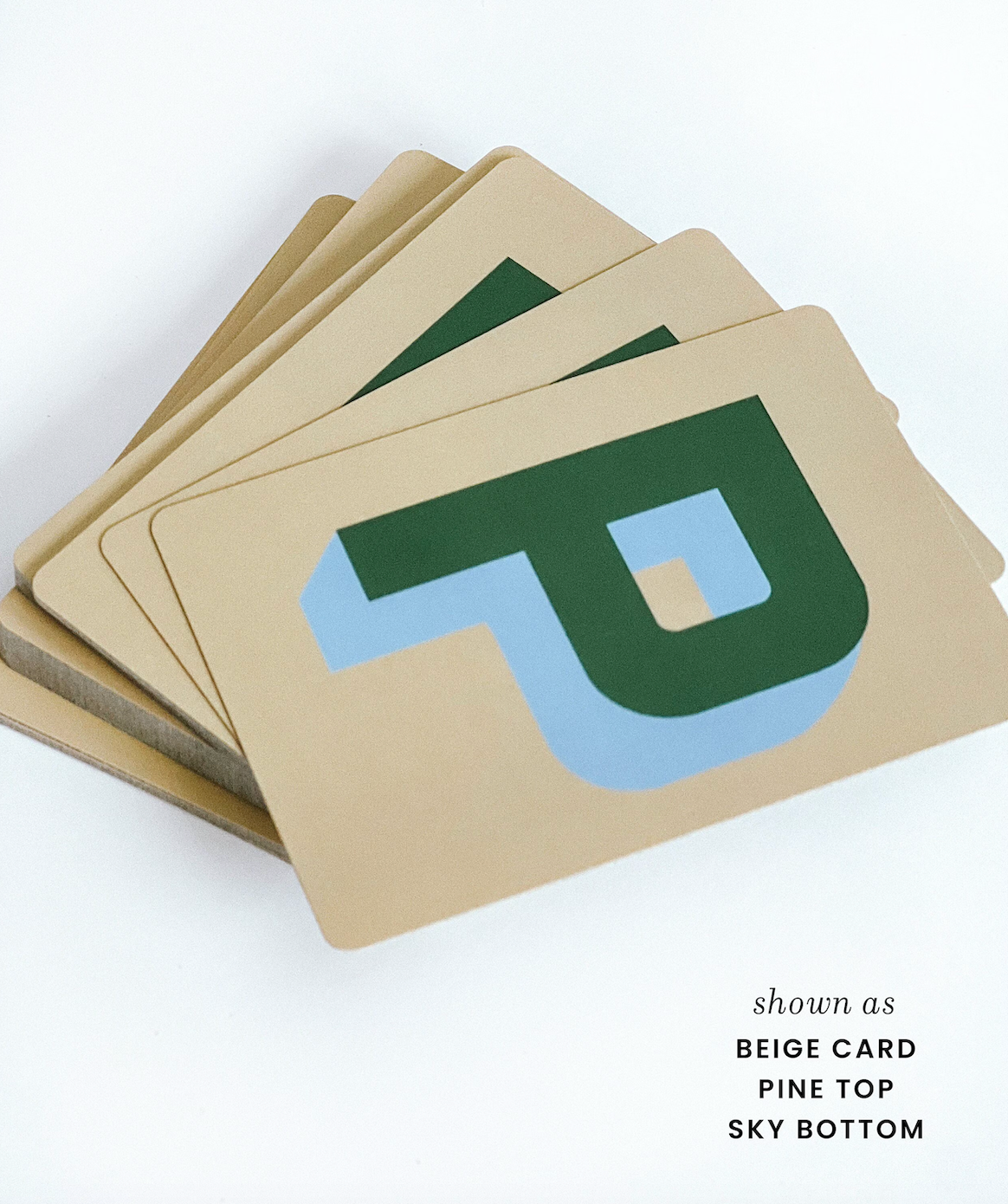 Monogrammed playing card deck for game night