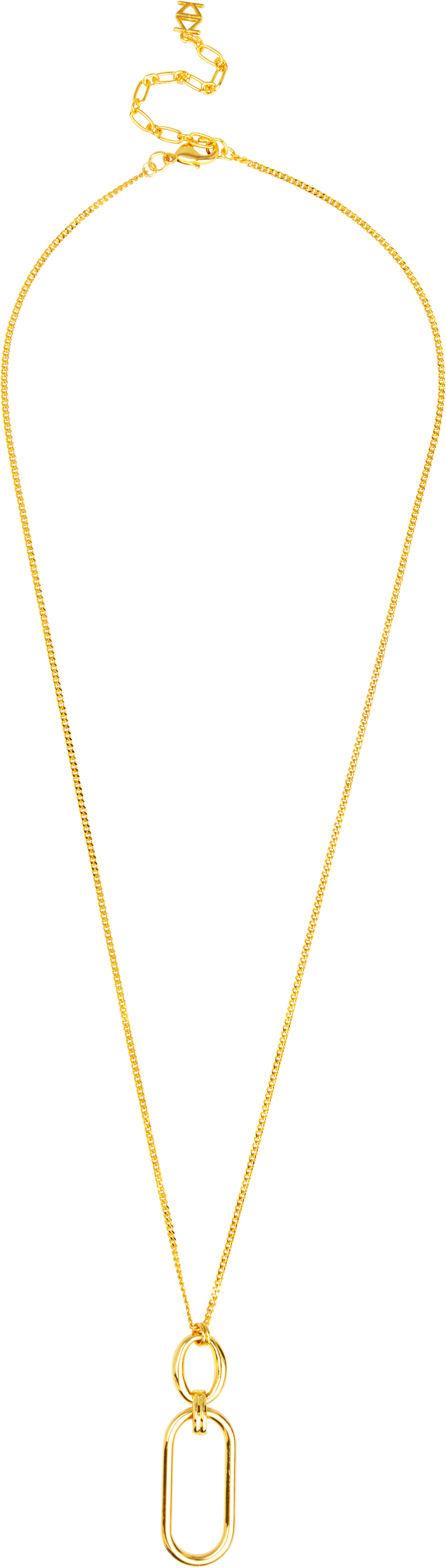 Gold Filled Drop Pendant Necklace