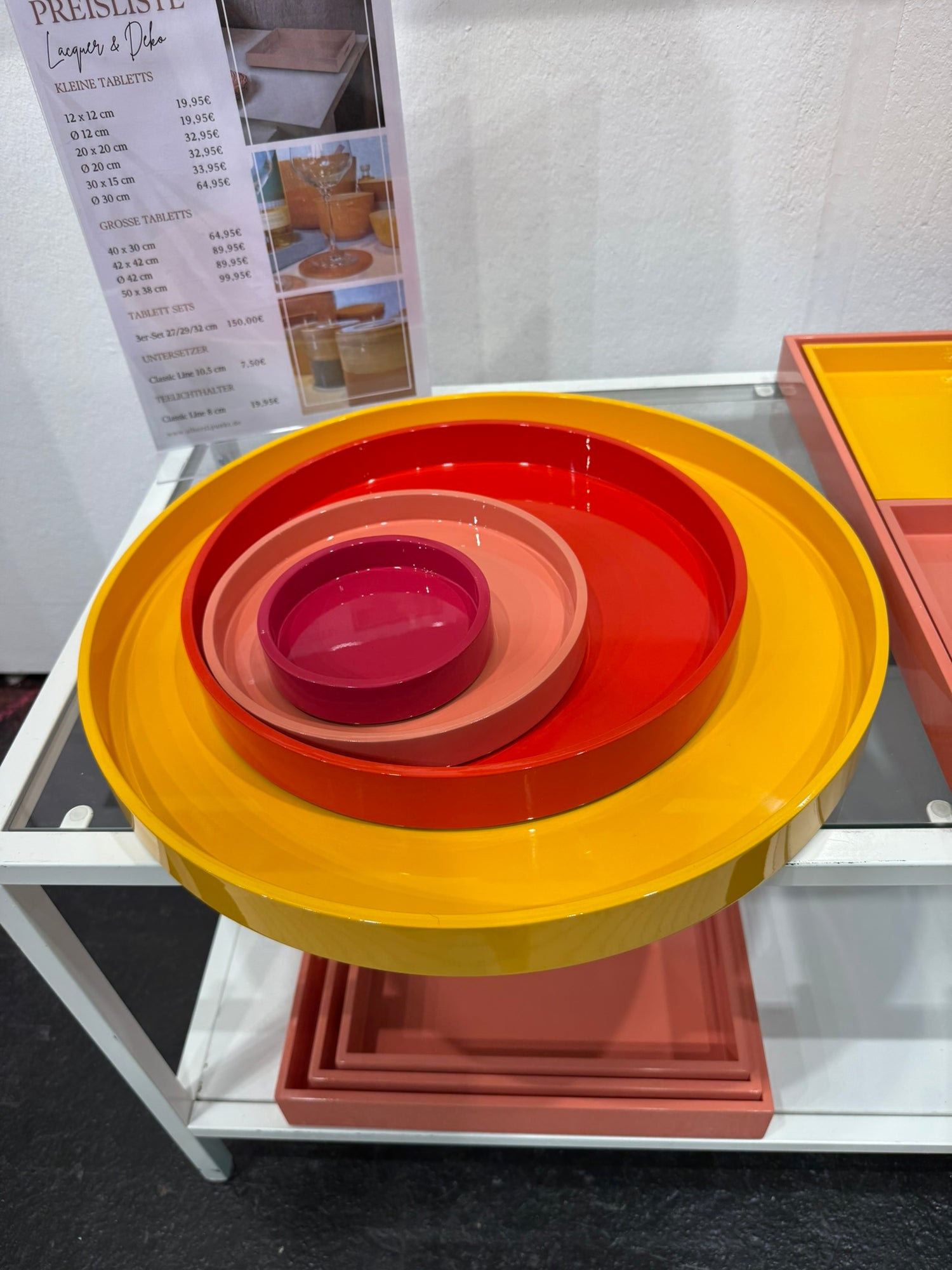 Round Tray Handmade Decorative Tray