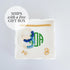 Personalized acrylic scalloped catchall tray with monogram