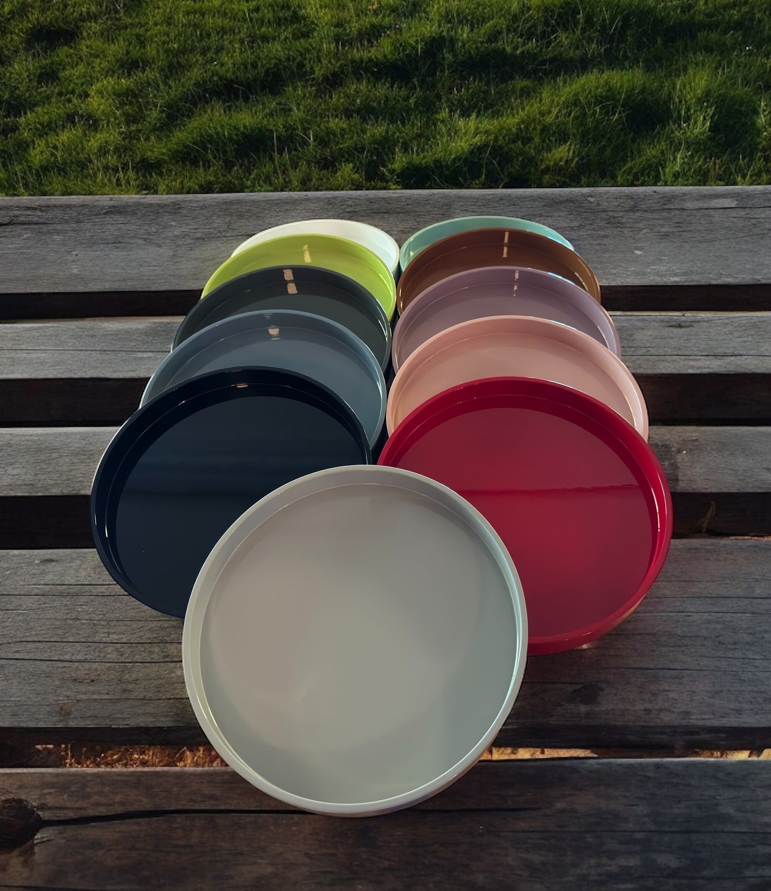 Round Tray Handmade Decorative Tray