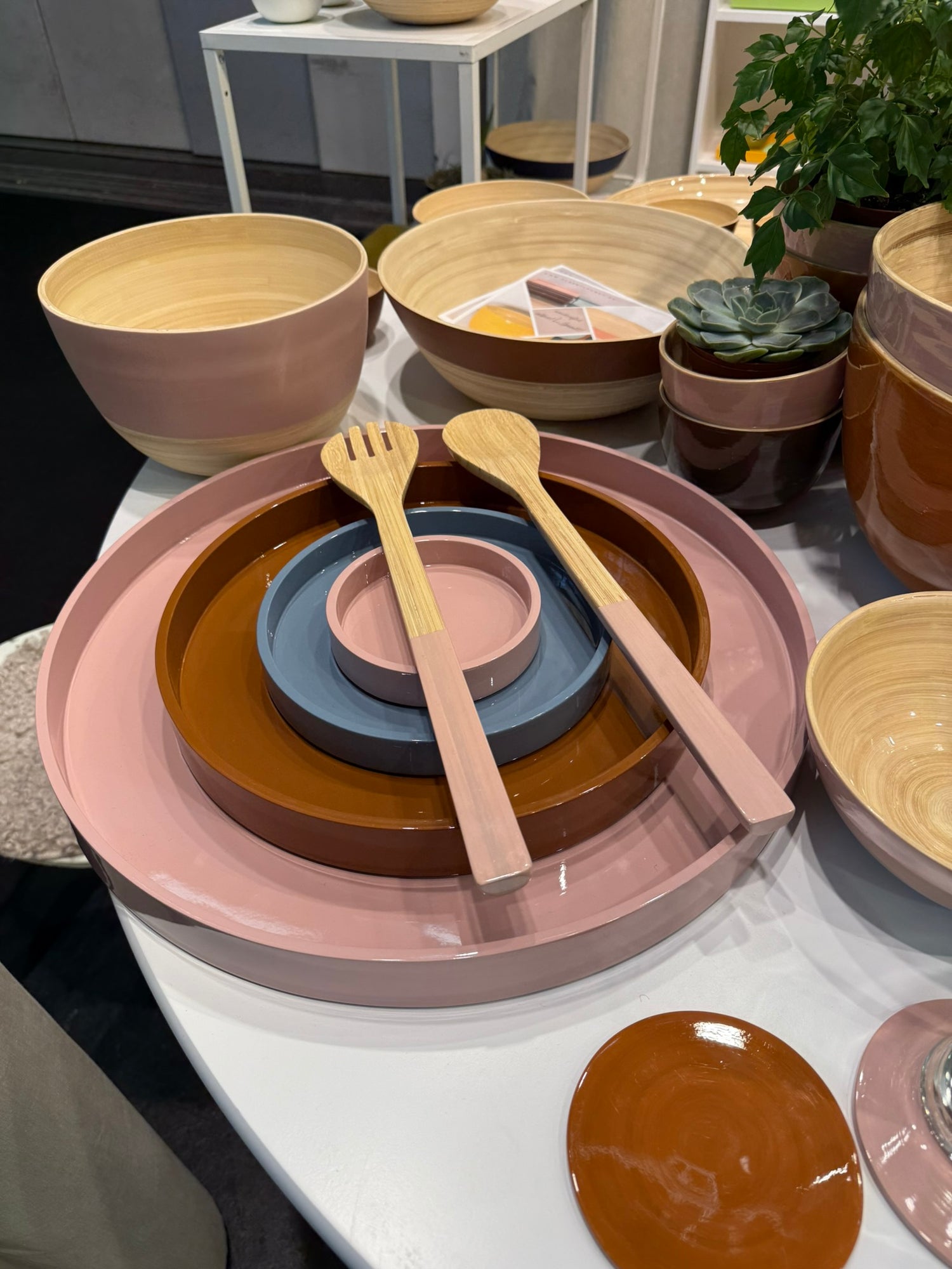 Round Tray Handmade Decorative Tray