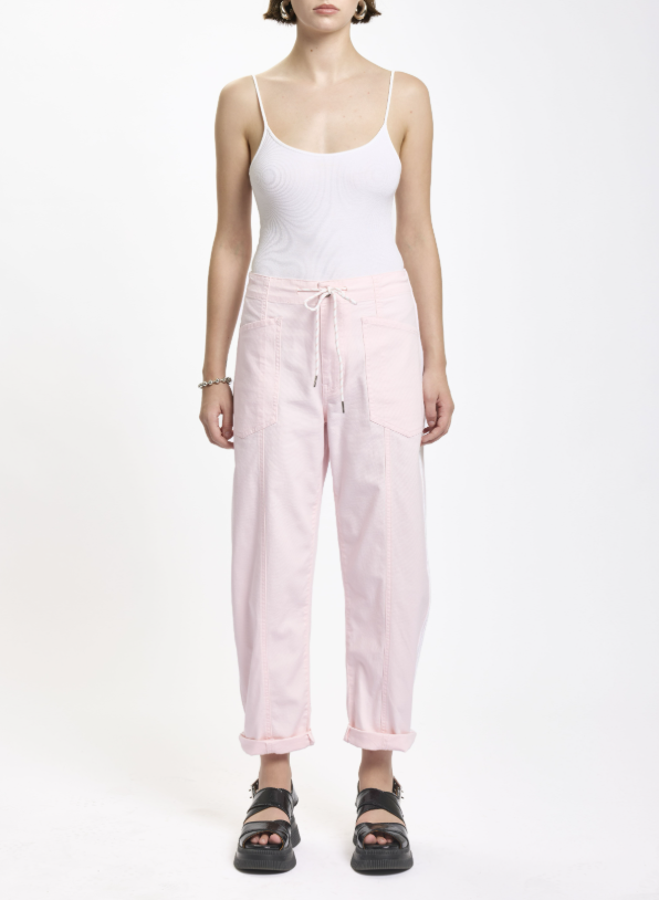 Villa Pants Drawstring Barrel Pant with Sport Stripe