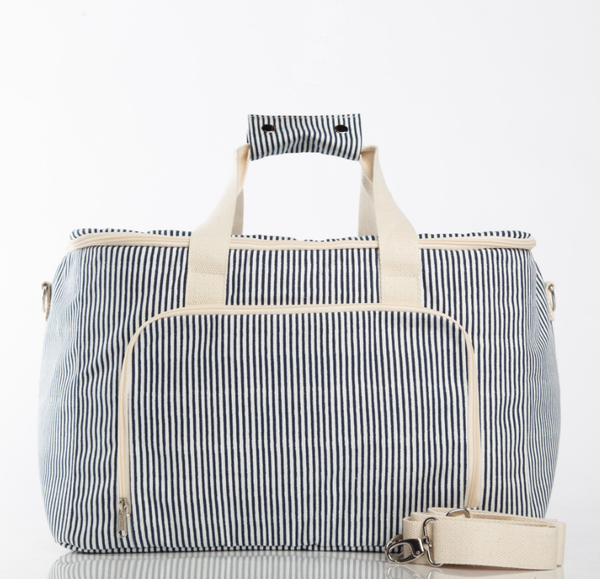 Stripes Box Cooler in Navy