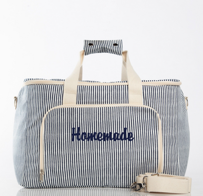 Stripes Box Cooler in Navy