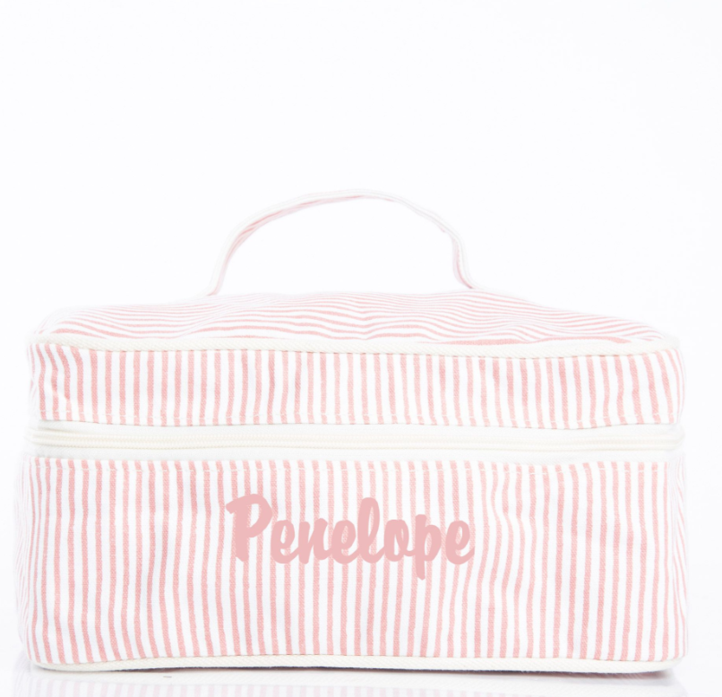 Stripes Train Case