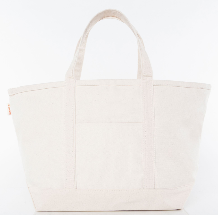 Classic Canvas Tote with Pocket