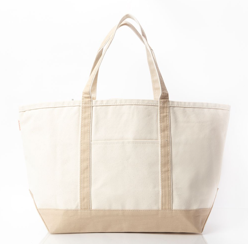 Classic Canvas Tote with Pocket