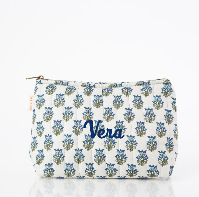 Block Print Clutch