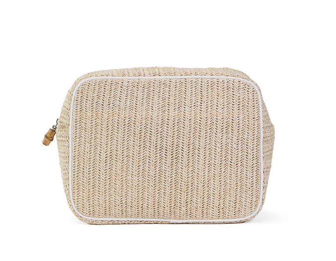 TRVL Coastal Straw Go Glam Pouches