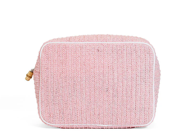 TRVL Coastal Straw Go Glam Pouches