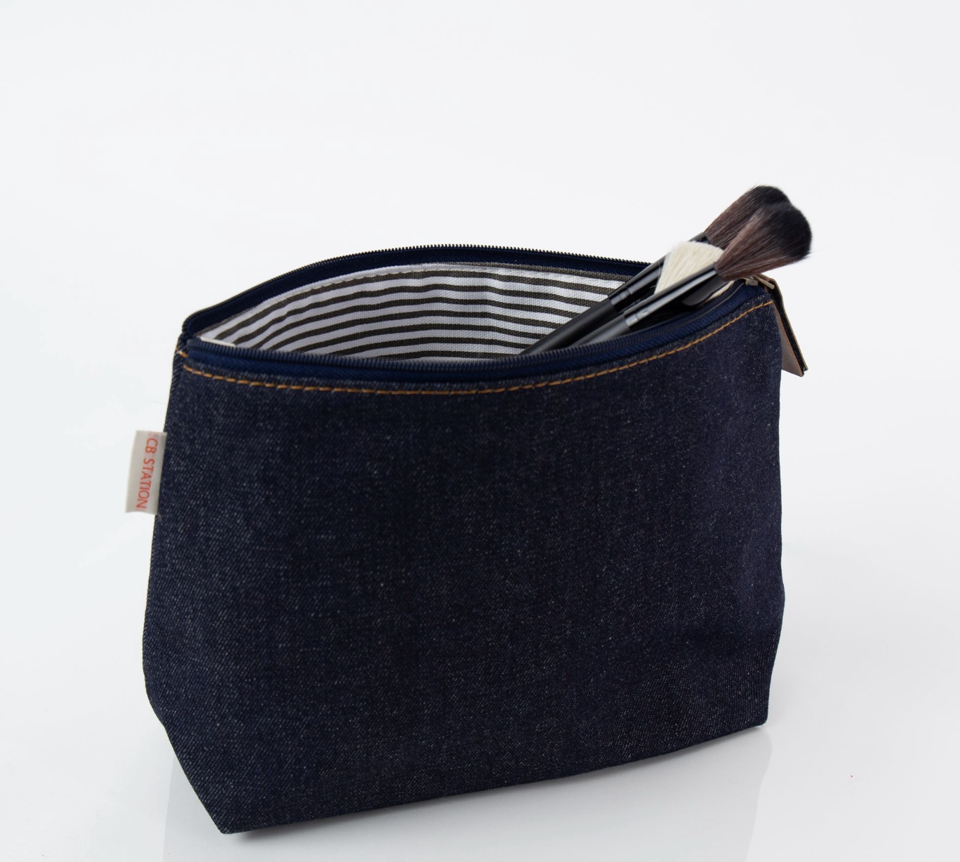 Raw Denim Clutch Pouch