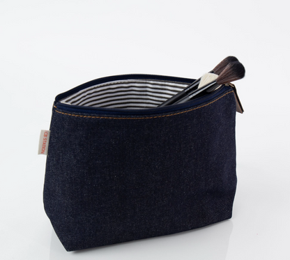 Raw Denim Clutch Pouch