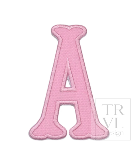TRVL Applique Letters