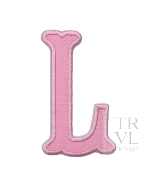 TRVL Applique Letters
