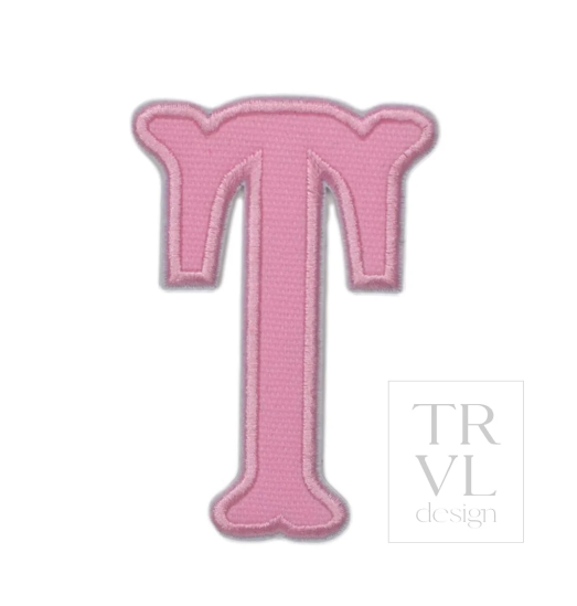 TRVL Applique Letters