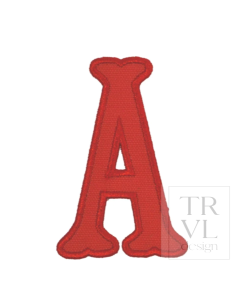 TRVL Applique Letters