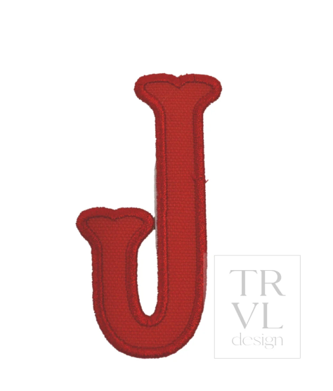 TRVL Applique Letters