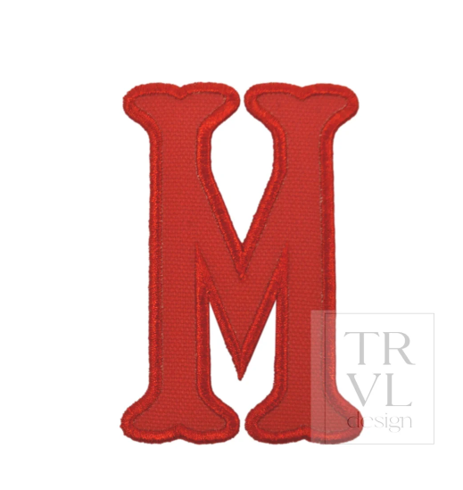 TRVL Applique Letters