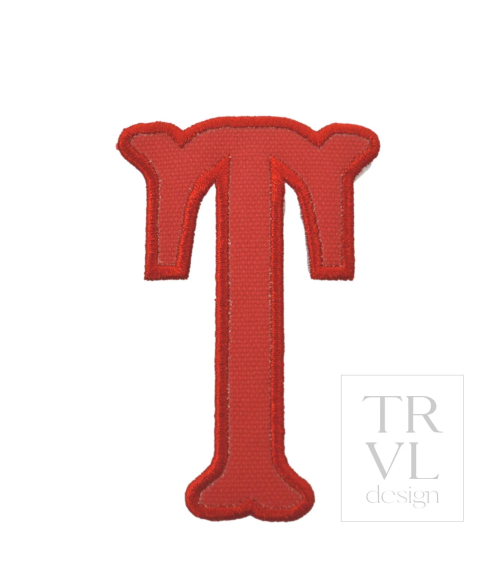 TRVL Applique Letters