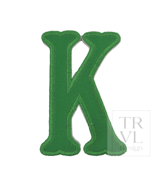 TRVL Applique Letters