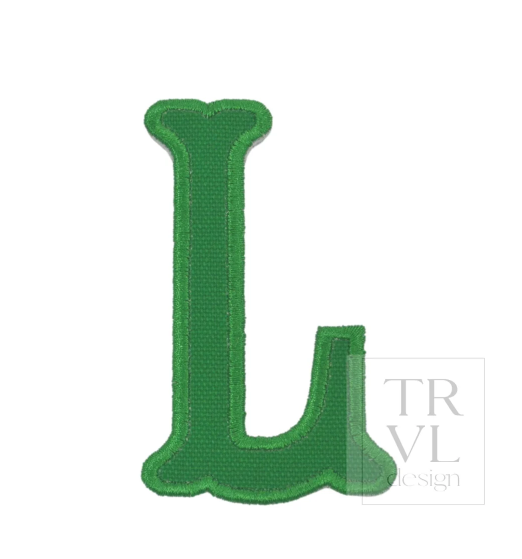 TRVL Applique Letters