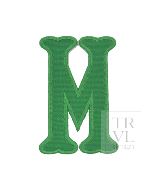 TRVL Applique Letters