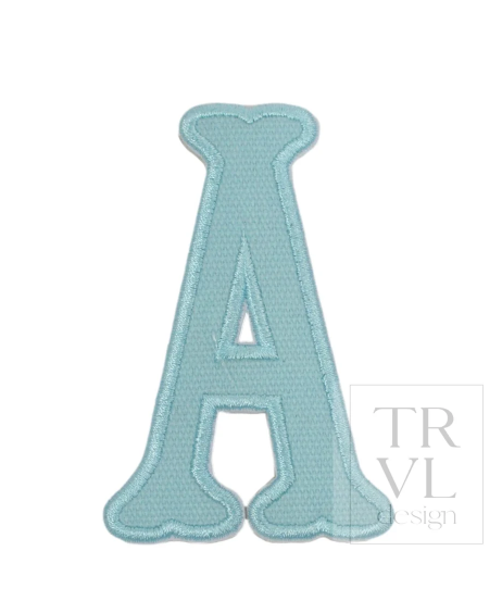 TRVL Applique Letters