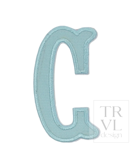 TRVL Applique Letters