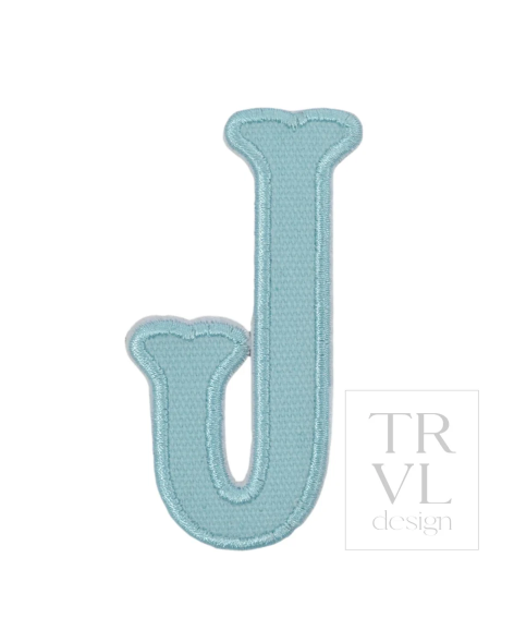 TRVL Applique Letters
