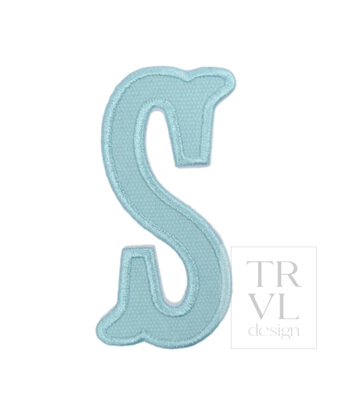 TRVL Applique Letters