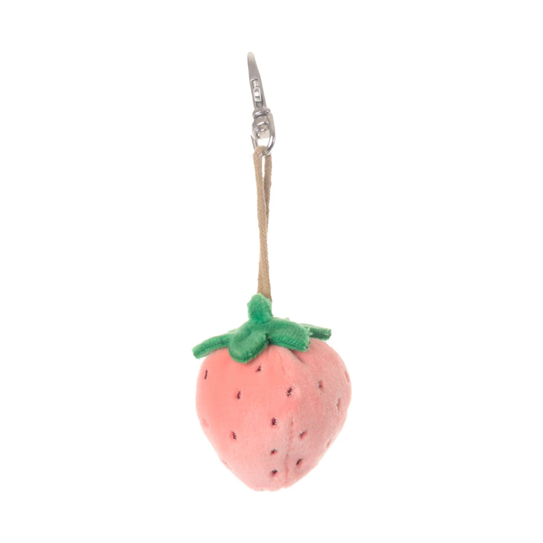 Plush Strawberry Bag Charm