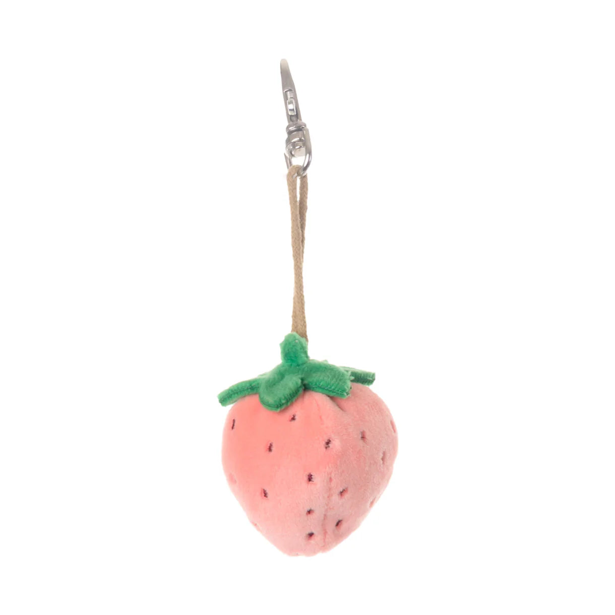 Plush Strawberry Bag Charm