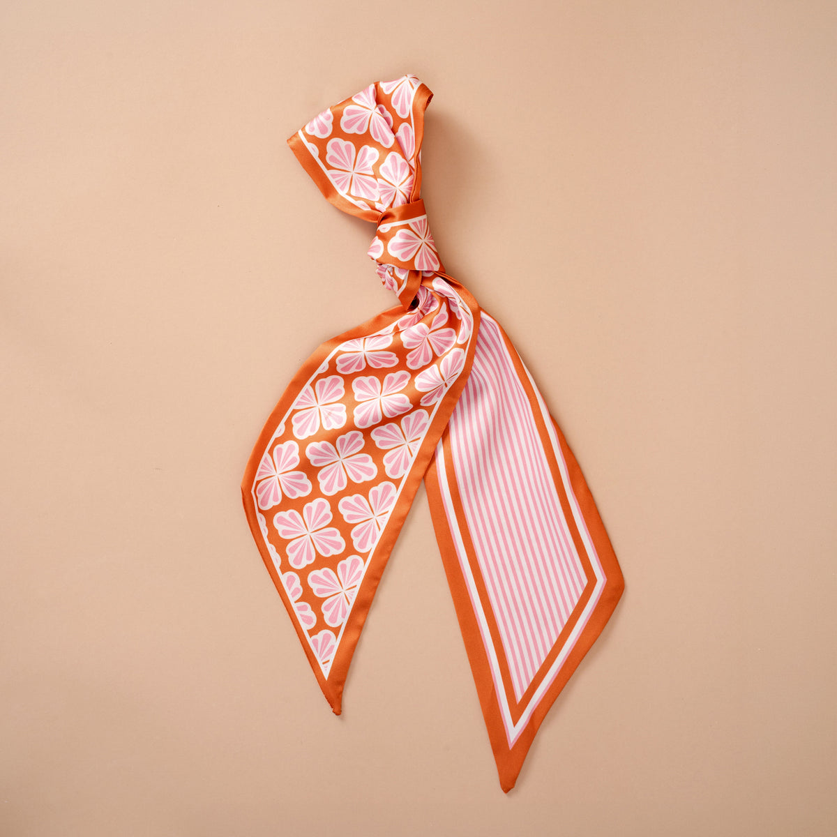 The Darling Effect Sienna Spice satin scarf accessory