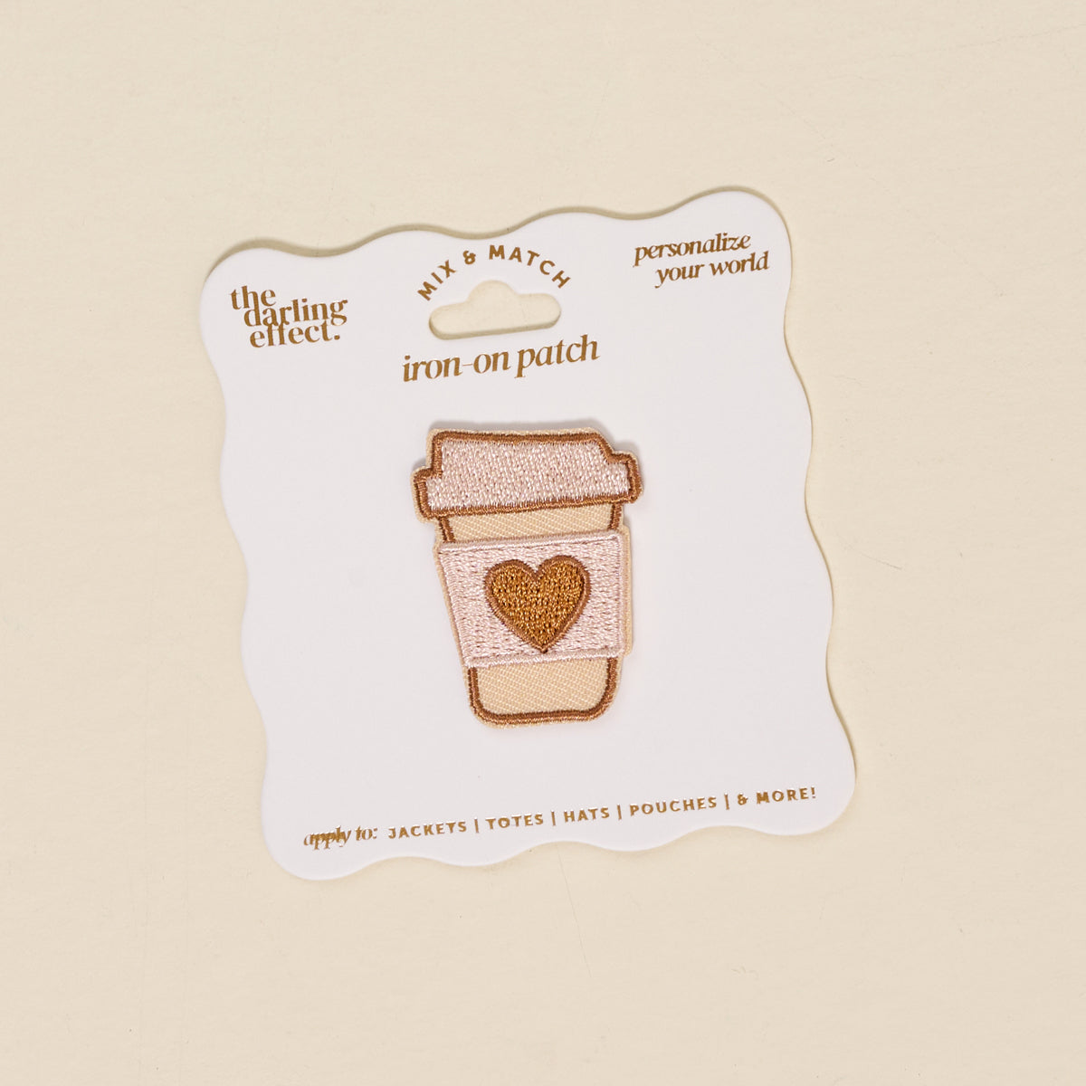 Mix &amp; Match Iron-On Patch-Coffee Cup