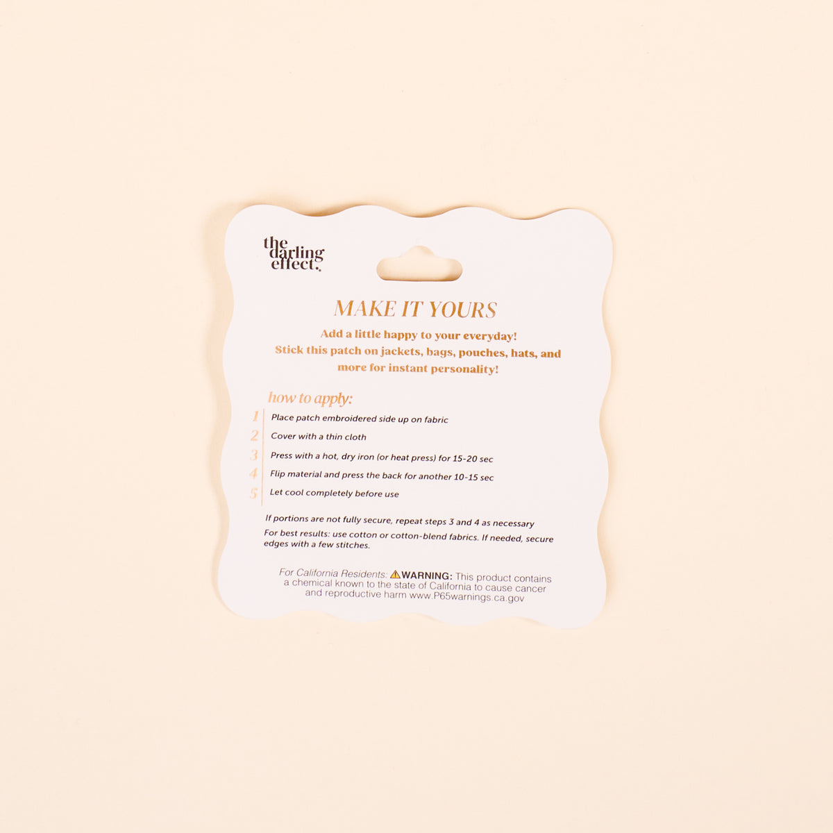 Mix &amp; Match Iron-On Patch-Petal Postage Stamp