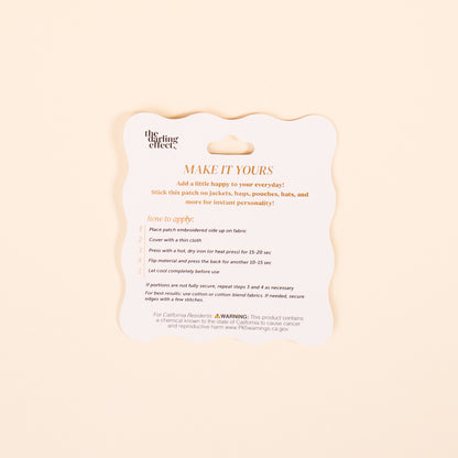 Mix &amp; Match Iron-On Patch-Petal Postage Stamp