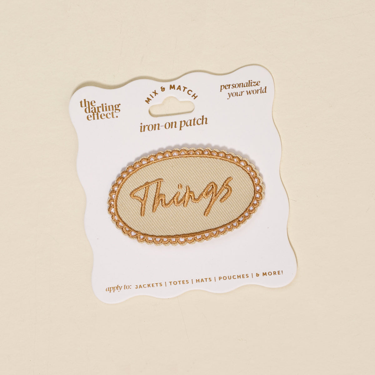 Mix &amp; Match Iron-On Patch-Things