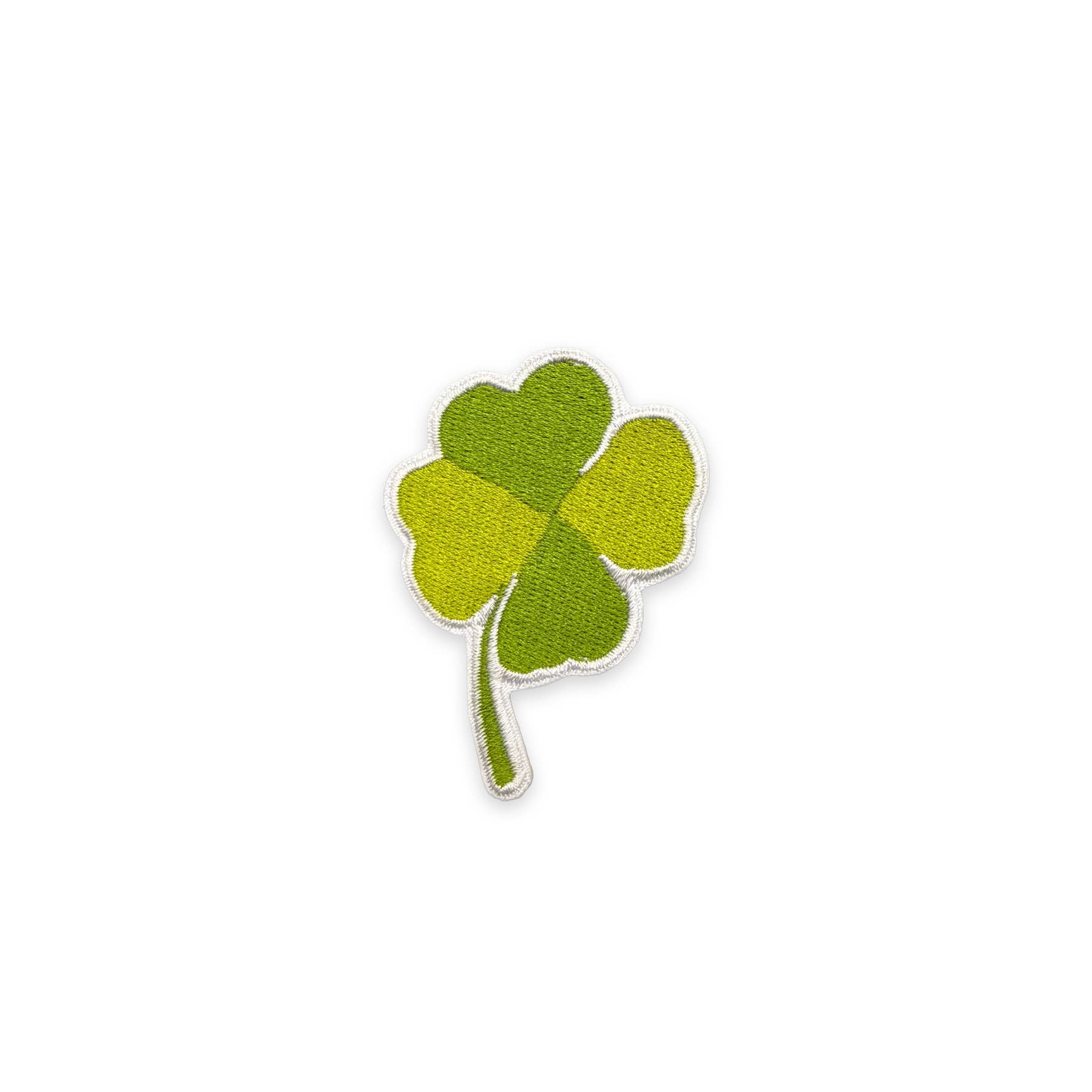 Lucky Four-Leaf Clover Embroidered Iron-On Patch
