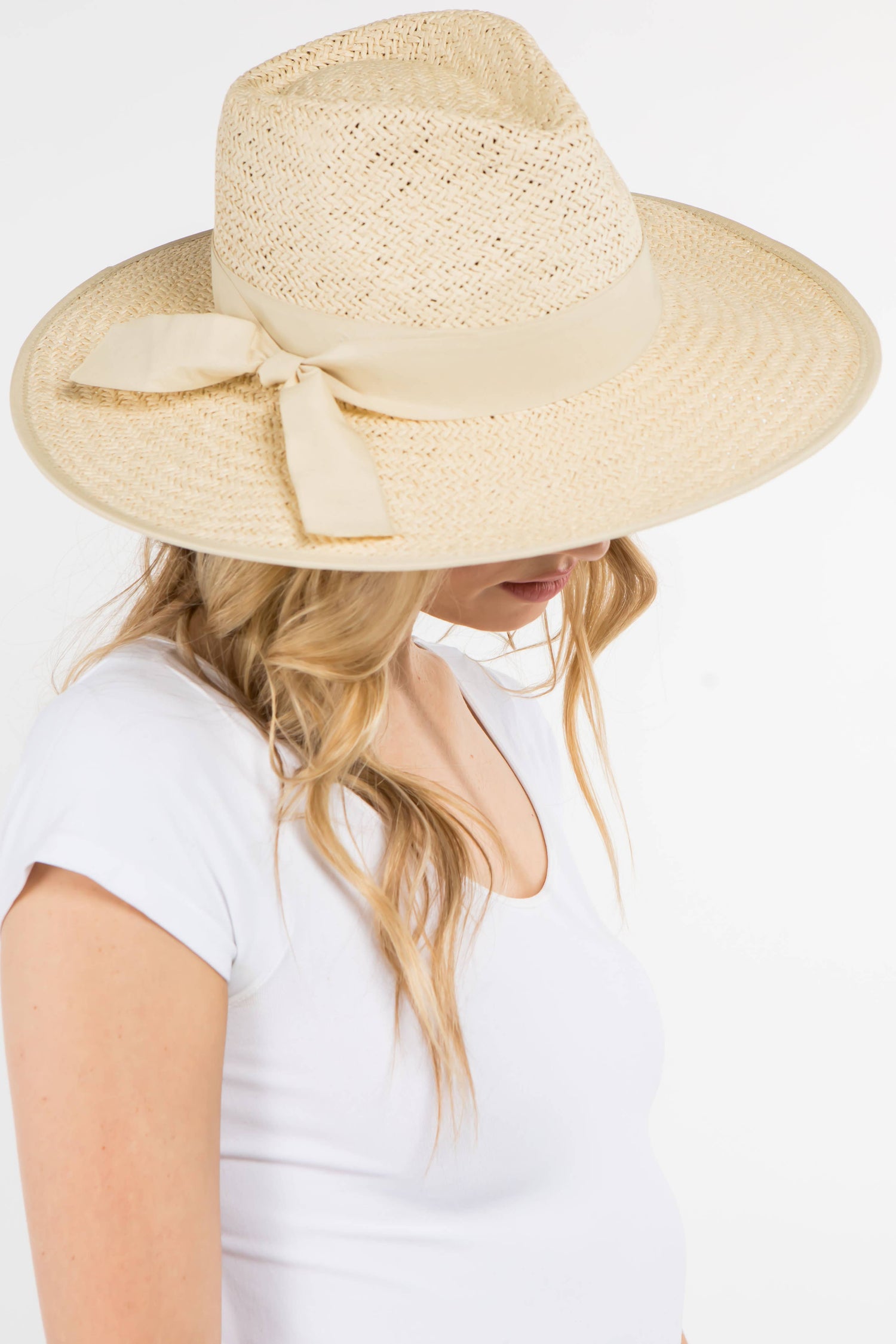 Fedora Flat Brim Hat Spring